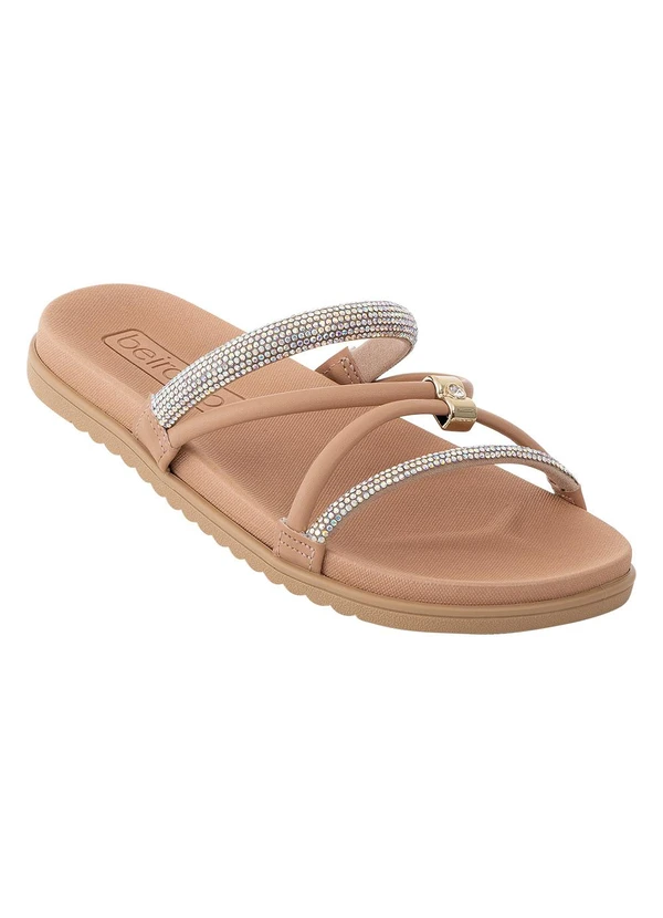 Beira Rio - Chinelo Beira Rio Nude em Sintético