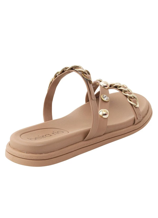 Beira Rio - Chinelo Beira Rio Nude em Sintético 2