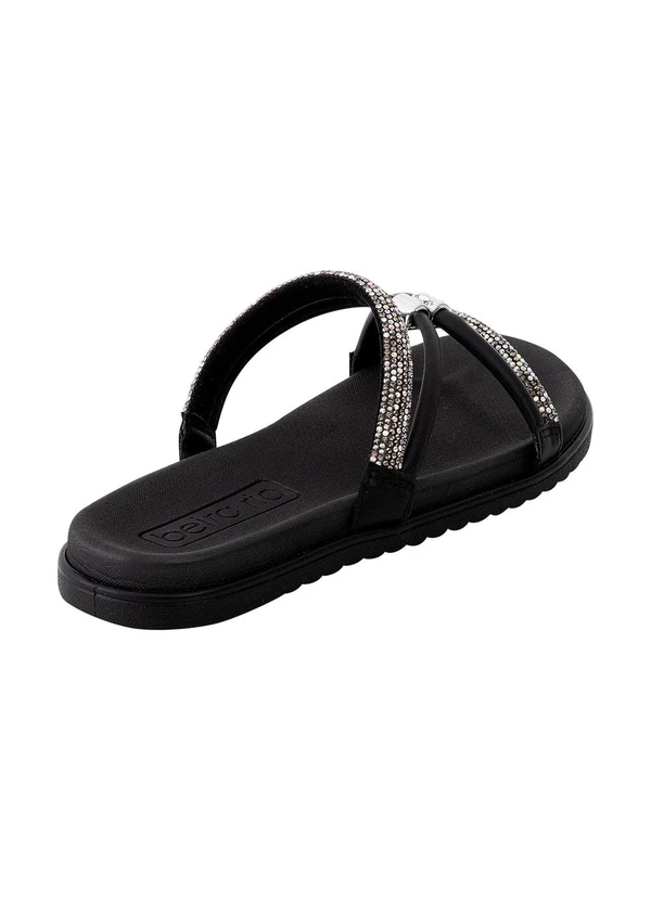 Beira Rio - Chinelo Beira Rio Preto em Sintético 2