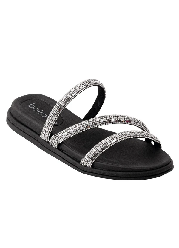 Beira Rio - Chinelo Beira Rio Preto em Sintético 2