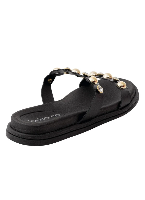 Beira Rio - Chinelo Beira Rio Preto em Sintético 3