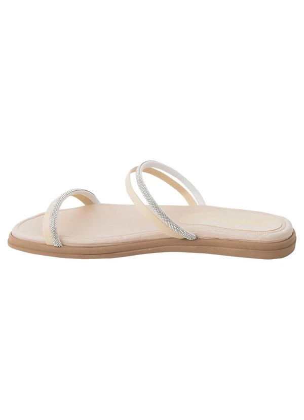 Perfecta - Papete Off White com Detalhe de Strass 4