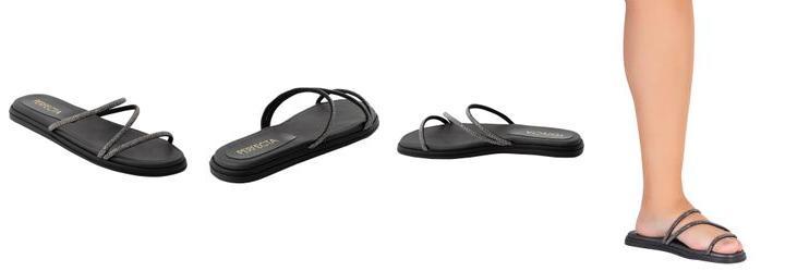 Papete Preta com Detalhe de Strass