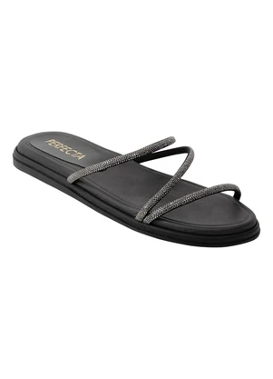 Perfecta - Papete Preta com Detalhe de Strass - PERFECTA