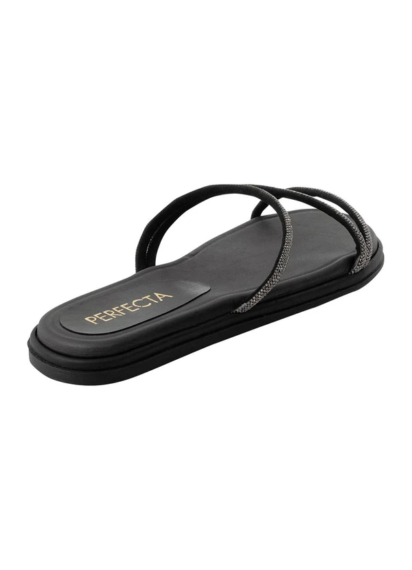 Perfecta - Papete Preta com Detalhe de Strass 2