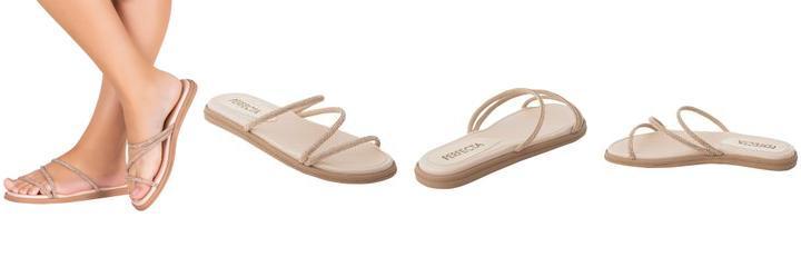 Papete Rose com Detalhe em Strass