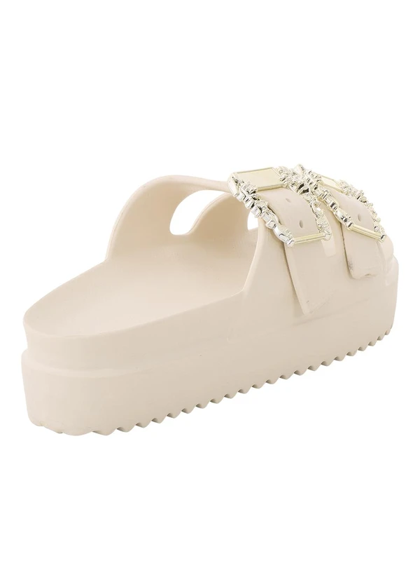 Perfecta - Tamanco Branco em Eva com Fivela 4