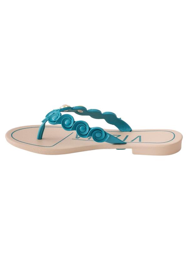 Perfecta - Chinelo Rasteira Verde em Pvc 3