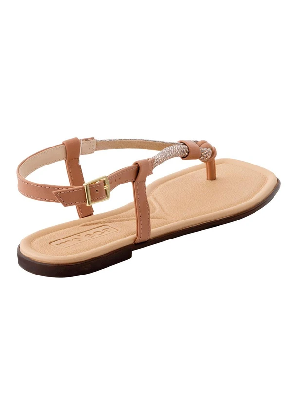 Moleca - Rasteira Moleca Nude em Sintético 2