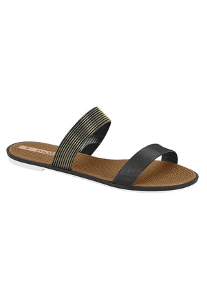 Rasteira Moleca (Preta) - MOLECA