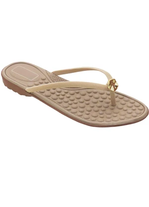 Perfecta - Rasteirinha Areia com Palmilha Confort - PERFECTA