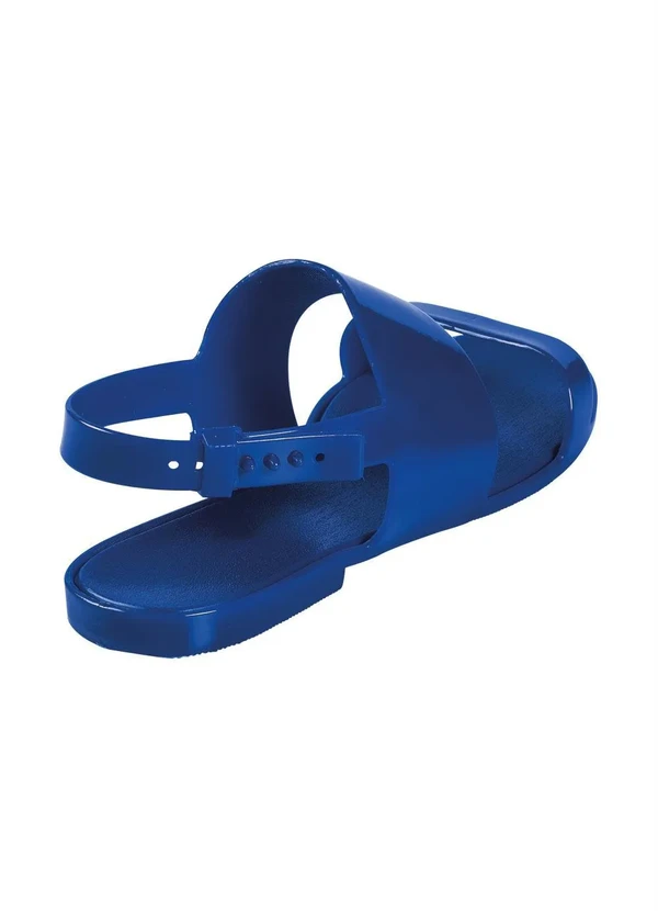 Perfecta - Rasteirinha Azul com Fivela 2