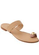 Rasteirinha Bege com Elástico