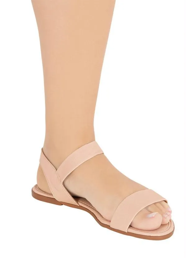 Perfecta - Rasteirinha Bege com Fivela Dourada 4