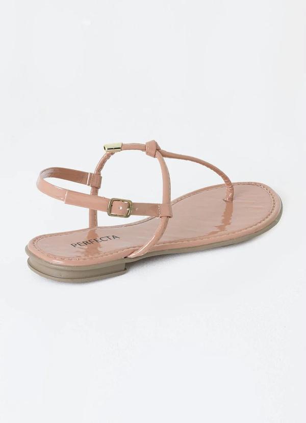 Outlet - Rasteirinha Bege com Fivela 2