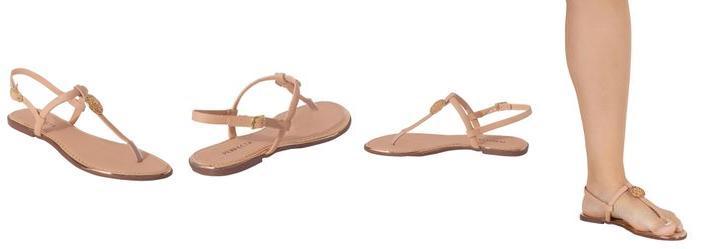 Rasteirinha Bege em Sinttico