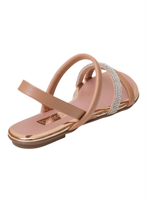 Beira Rio - Rasteirinha Beira Rio Nude em Sintético 2