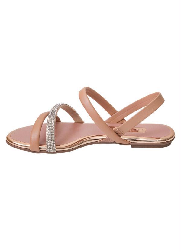 Beira Rio - Rasteirinha Beira Rio Nude em Sintético 3