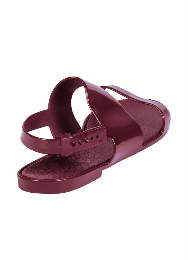 Perfecta - Rasteirinha Bordô com Fivela 2