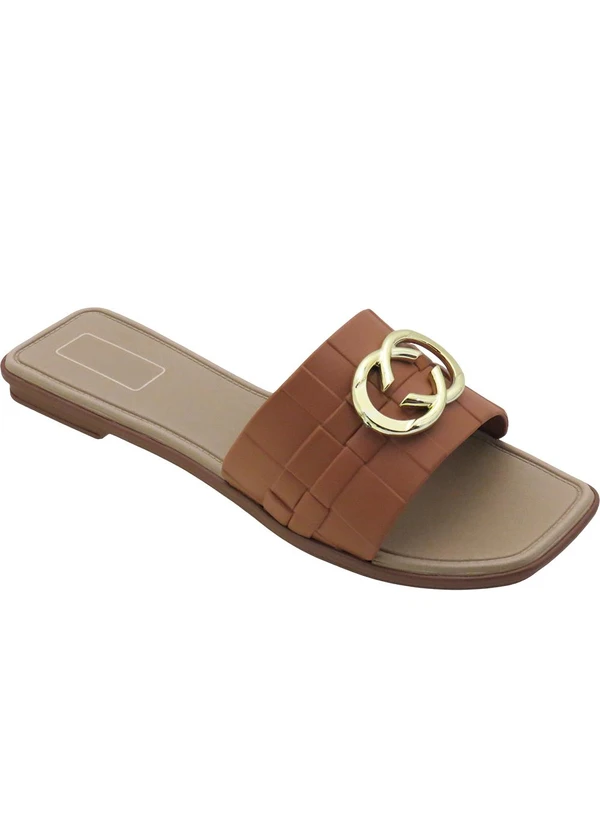 Perfecta - Rasteirinha Caramelo com Solado Flexível