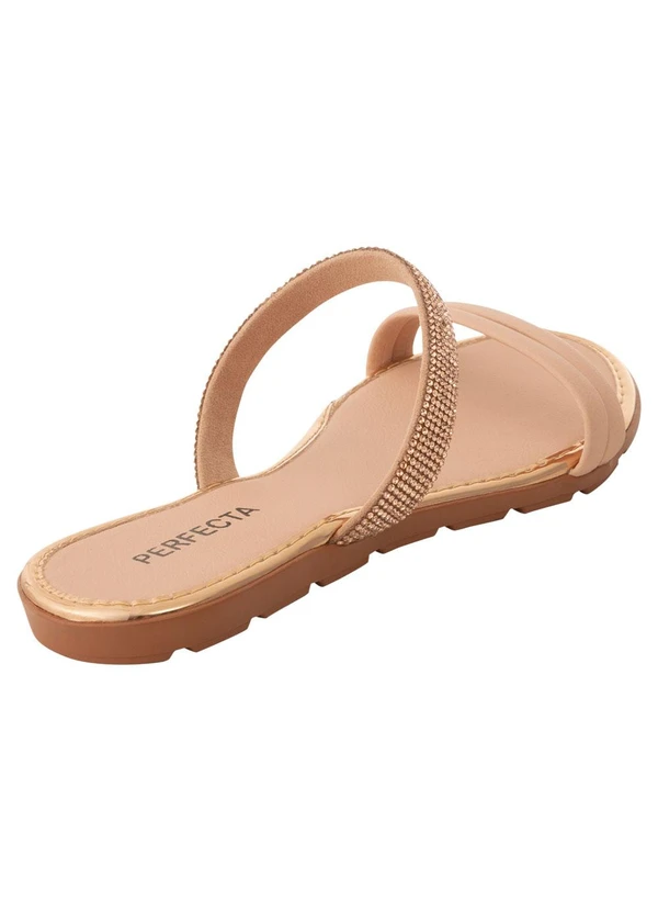 Perfecta - Rasteirinha Cobre em Sintético 2