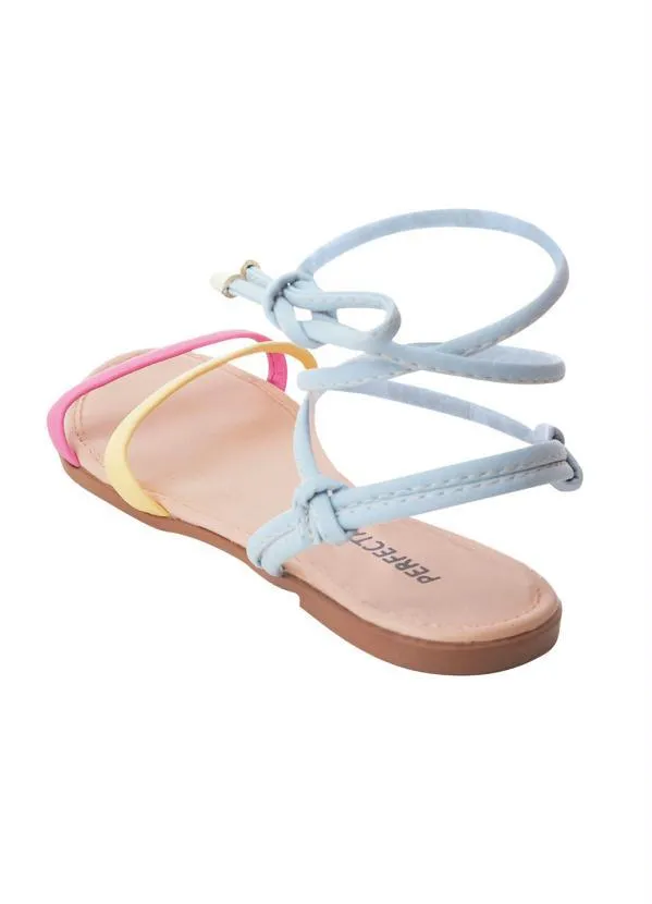 Perfecta - Rasteirinha Colorido em Sintético 2