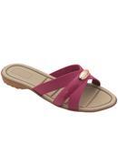 Rasteirinha Marsala com Palmilha Confort