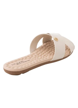 Rasteirinha Modare (Off White) em Sintético - MODARE