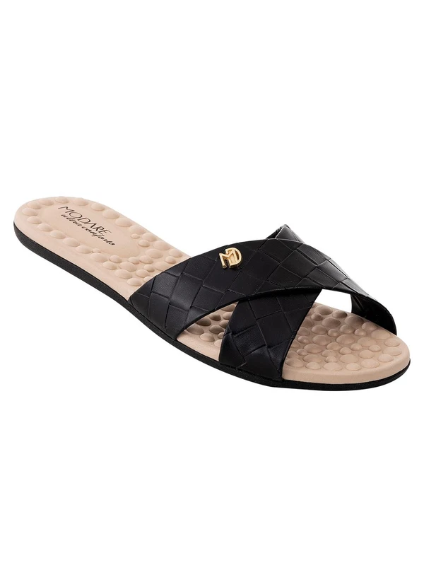 Modare - Rasteirinha Modare Preta em Sintético