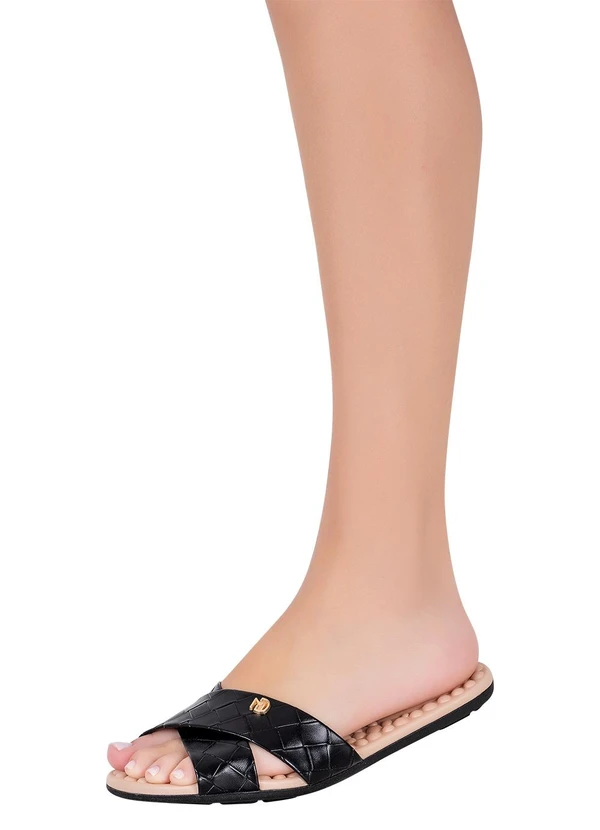 Modare - Rasteirinha Modare Preta em Sintético 5