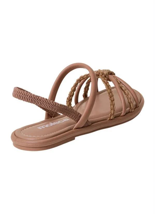 Moleca - Rasteirinha Moleca Nude em Sintético 2