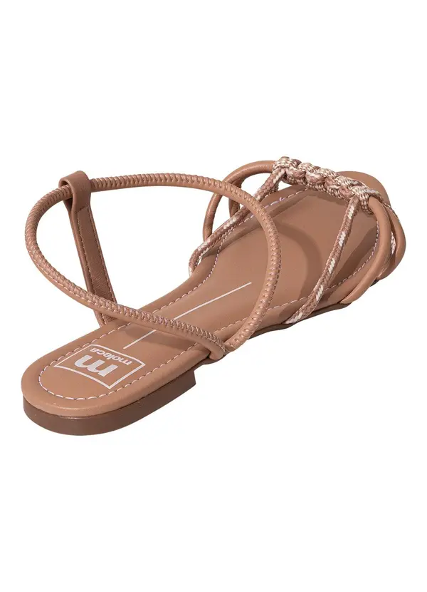 Moleca - Rasteirinha Moleca Nude em Sintético 2