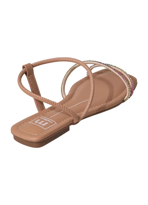 Moleca - Rasteirinha Moleca Nude em Sintético 2