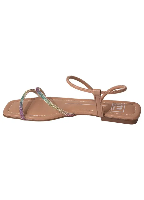 Moleca - Rasteirinha Moleca Nude em Sintético 3