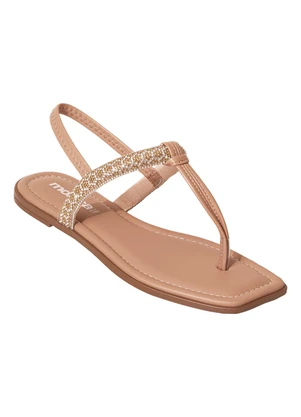 Rasteirinha Moleca (Nude) em Sintético - MOLECA