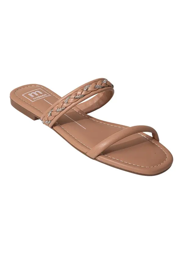 Moleca - Rasteirinha Moleca Nude em Sisntético