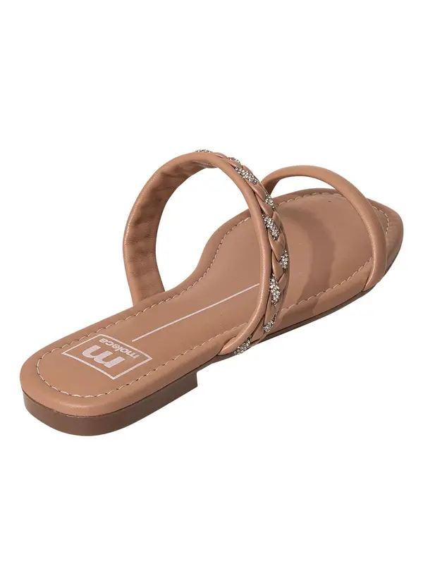 Moleca - Rasteirinha Moleca Nude em Sisntético 2