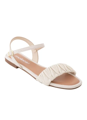 Rasteirinha Moleca (Off White) - MOLECA