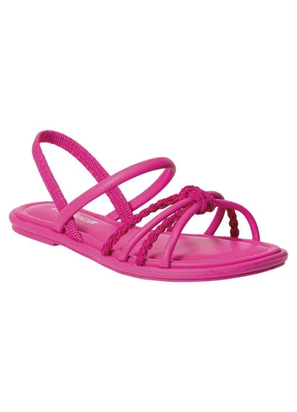 Moleca - Rasteirinha Moleca Pink em Sintético