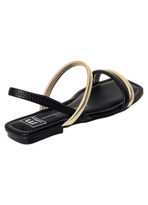 Rasteirinha Moleca (Preto) em Sintético - MOLECA