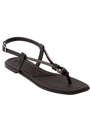 Rasteirinha Moleca (Preto) Pamilha Confort - MOLECA