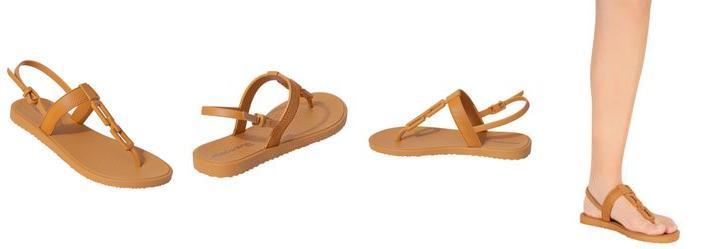 Rasteirinha Ocre com Solado Flex�vel