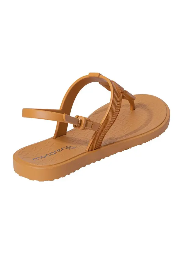 Perfecta - Rasteirinha Ocre com Solado Flexível 2