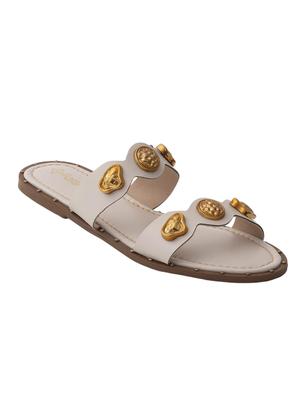 Rasteirinha (Off White) em Sint�tico