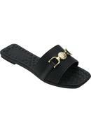 Rasteirinha Preta com Palmilha Confort