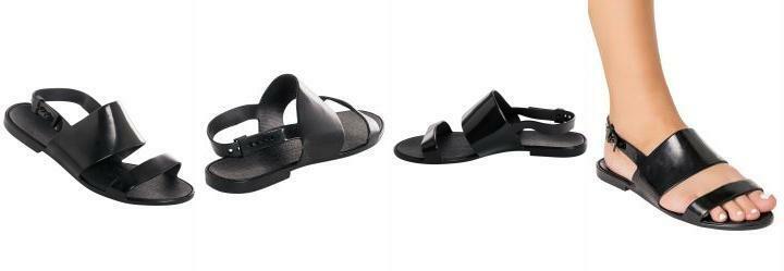 Rasteirinha Preta Modelo Full Plastic