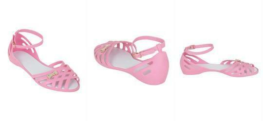 Rasteirinha Rosa com Detalhe de Lao