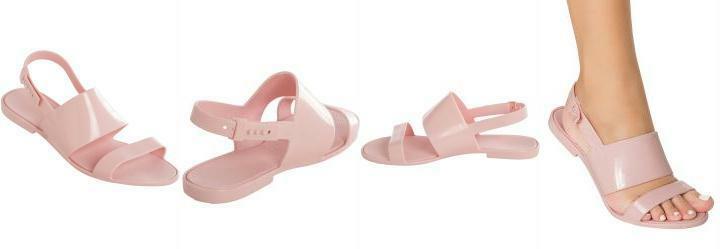 Rasteirinha Rosa Modelo Full Plastic