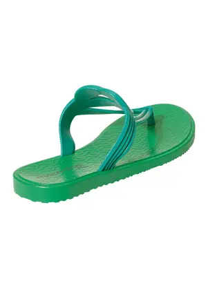 Perfecta - Rasteirinha Verde em Pvc - PERFECTA