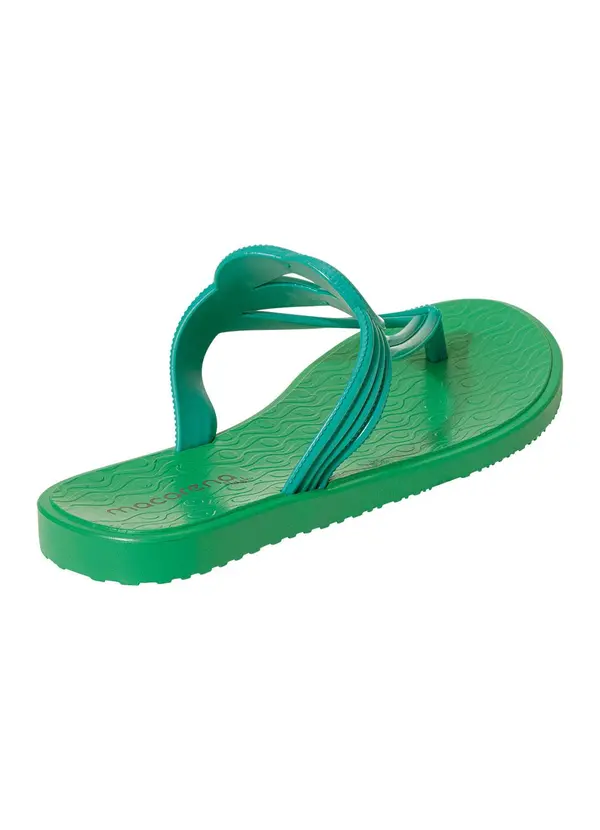 Perfecta - Rasteirinha Verde em Pvc 2